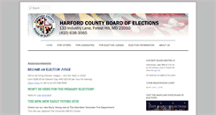 Desktop Screenshot of harfordvotes.info